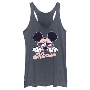 Women's Mickey & Friends Cool Summer Mama Racerback Tank Top - 1 of 4