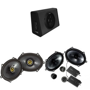 Kicker 11PT250 Powered Sub Enclosure & 46CSS684 6x8" Component, 46CSC684 6x8" Bundle - 1 of 4