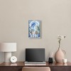 Art Remedy Blue and White Palms Tropical Bathroom Wall Art Framed - 2 of 4