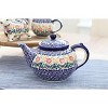 Blue Rose Polish Pottery C017 Manufaktura Teapot - 2 of 2