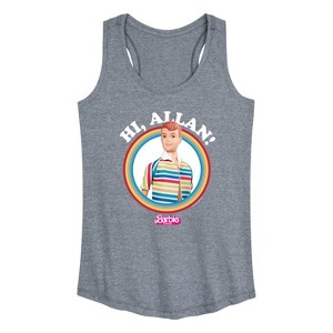 Women's - Barbie - Hi Allan Graphic Racerback Tank - 1 of 4
