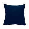 RightSide Designs 18" x 18" Vibrant Sunflower Design Navy Accent Throw Pillow - Indoor/Outdoor - 2 of 4