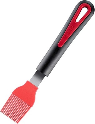 Unique Bargains Kitchen Silicone Head Heat Resistant Baking Basting Cooking  Pastry Brush Red