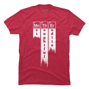Men's Design By Humans Mother Most Thoughtful Erudite Periodic Table By Yernar T-Shirt - 1 of 2