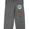 My Hero Academia Character Heads Men's Graphite Heather Sleep Pajama Pants - 2 of 4