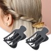 Unique Bargains Women's Plastic Hair Claws 3.39"x1.89"x0.91" 2Pcs - 2 of 4