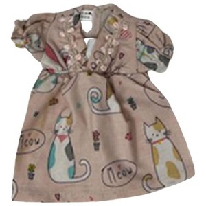 Doll Clothes Superstore Cat Print Nightgown Fits 12 Inch Baby Alive And Little Baby Dolls - 1 of 4