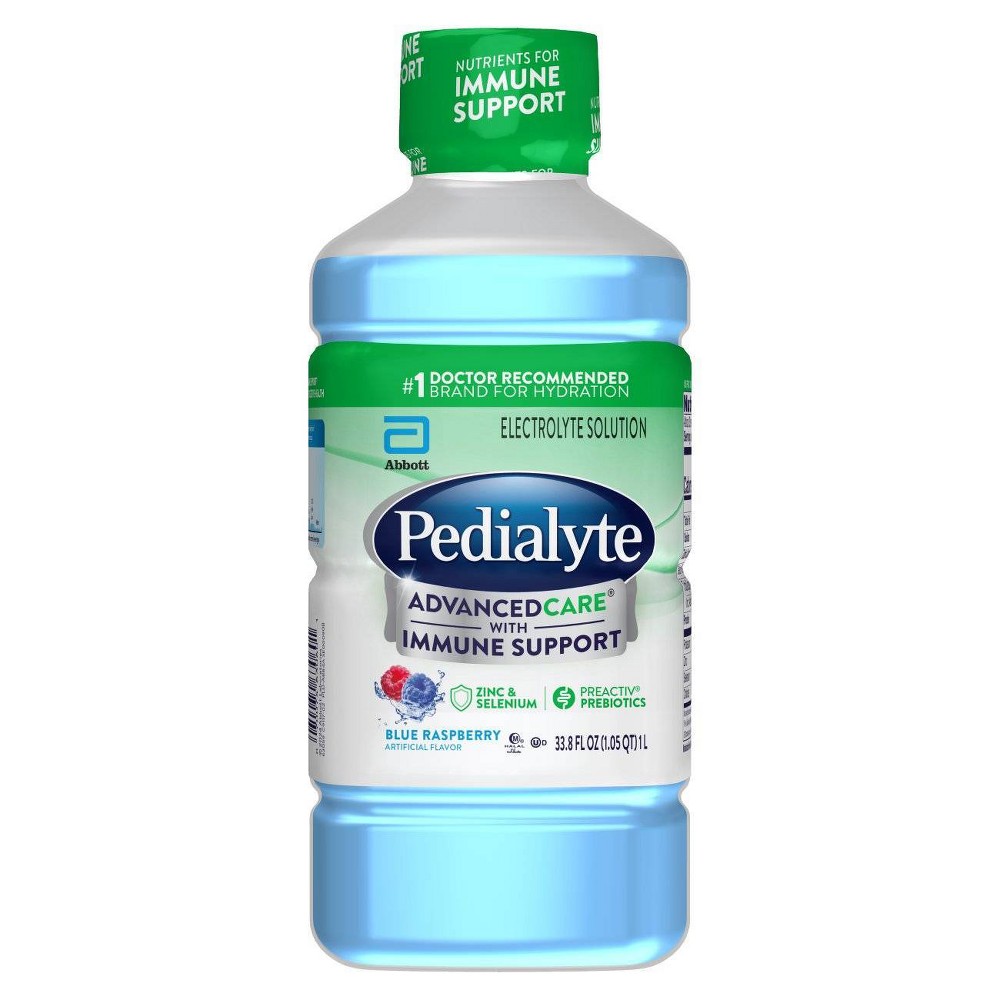 UPC 070074630601 product image for Pedialyte Advanced Care Electrolyte Solution Hydration Drink - Blue Raspberry -  | upcitemdb.com