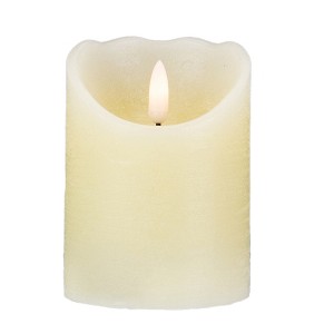 Northlight 4" Off White Flameless Battery Operated Flickering Wax LED Candle - 1 of 4