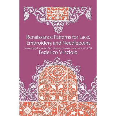 Renaissance Patterns for Lace, Embroidery and Needlepoint - (Dover Pictorial Archives) by  Federico Vinciolo (Paperback)