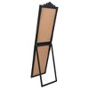 vidaXL Free-Standing Mirror Black 17.7"x70.9" - 4 of 4