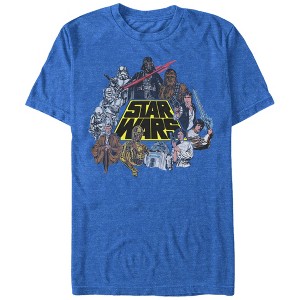 Men's Star Wars Classic Characters T-Shirt - 1 of 4