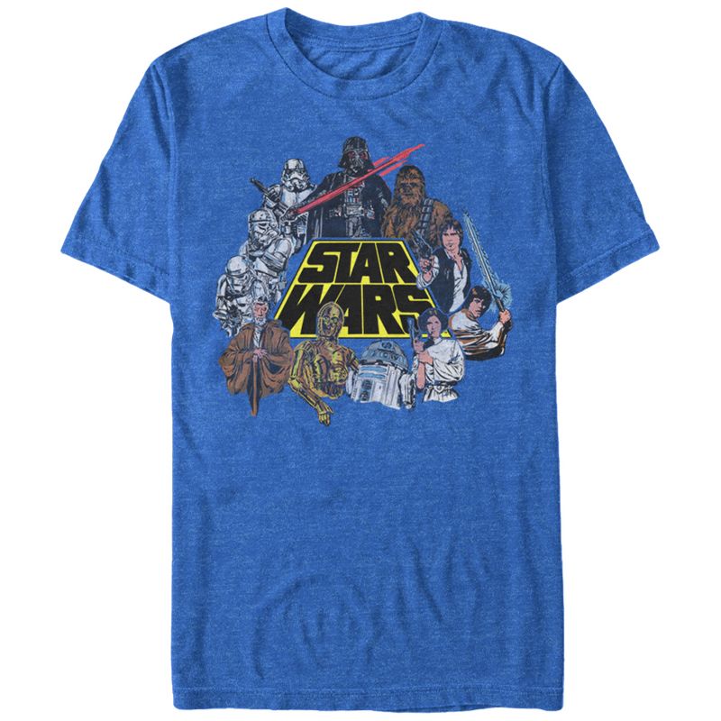 Men's Star Wars Classic Characters T-Shirt, 1 of 5