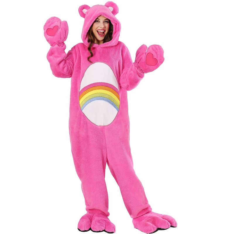 HalloweenCostumes.com Adult Deluxe Cheer Care Bears Costume., 1 of 4