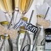 Big Dot of Happiness Prom - Paper Straw Decor - Prom Night Striped Decorative Straws - Set of 24 - image 2 of 4