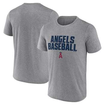 MLB Los Angeles Angels Men's Gray Athletic T-Shirt