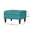 GDFStudio Bridger Contemporary Fabric Tufted Storage Ottoman - image 3 of 4