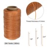 Unique Bargains Wear-Resistant Polyester Embroidery Waxed Thread with Needles - 2 of 4