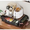 1 Set Of Iron Wood Coffee Capsule Storage Rack Office Storage Rack Drawer Type Capsule Storage Box - 3 of 4