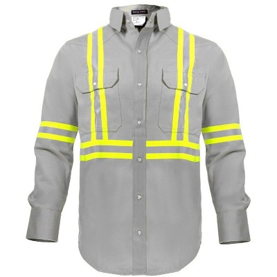 Flame Resistant FR High Visibility Hi Vis Shirt - 88% C/12% N - 7oz