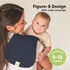 KeaBabies 5pk Urban Baby Burp Cloths, Organic Burping Cloth for Babies, Burp Rags for Baby Girls, Boys - 3 of 4