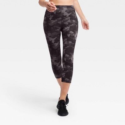 dark camo workout leggings