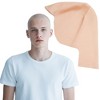 Joyfy Latex Bald Cap for Adults Halloween Party Favor Cosplay Bald Wig Cap Men Women for Halloween Dress Up Party Makeup Costume Accessories - 2 of 4