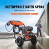 VEVOR Gas Pressure Washer, 3500 PSI 2.6 GPM, Gas Powered Pressure Washer with Aluminum Pump, Spray Gun and Extension Wand, 5 Nozzle Set, Black - 3 of 4
