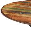 vidaXL Dining Table 43.3 in.x30.7 in. Solid Wood Reclaimed and Steel - 3 of 4