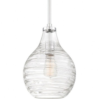 Elegant Genie Mini Pendant Light in Old Bronze with Clear Glass