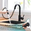 LunaLulink Sink Faucet, Black Kitchen Faucets with Pull Down Sprayer, Bathroom Sink Faucets Mini Bar Prep Faucet - 3 of 4
