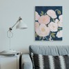 Stupell Industries Luminous Pink Floral Bouquet Over Deep Blue - 2 of 4