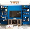 Hooseng 5-Tier Narrow Ladder Shelf, Industrial Wall Mounted Bookshelf with Wood Board and Metal Frame for Living Room, Bedroom - 3 of 4