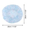 Unique Bargains Reusable Shower Cap 2 Pcs - 2 of 4