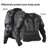 Unique Bargains Dirt Bike Motorcycle Riding Protective for Off-Road Cycling Black Size 3XL - 3 of 4