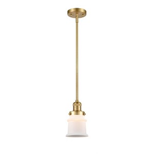 Canton - 1 Light Stem Hung Mini Pendant In Industrial Style-8.5 Inches Tall and 5.25 Inches Wide - 1 of 1