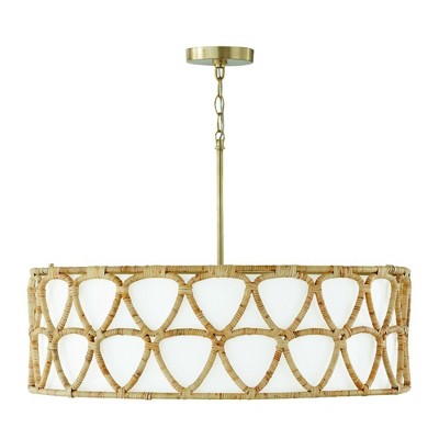 Capital Lighting Tulum 4 - Light Pendant in  Matte Brass