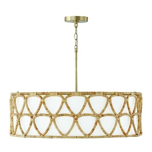 Capital Lighting Tulum 4 - Light Pendant in  Matte Brass - 1 of 3