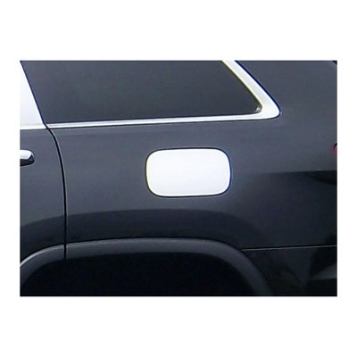 QAA is Compatible with 2011-2020 Jeep Grand Cherokee 1 Piece Stainless Gas Door Cover Trim GC51080