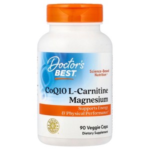 Doctor's Best CoQ10 L-Carnitine Magnesium, 90 Veggie Caps - 1 of 4
