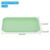 Unique Bargains PP Plastic Reusable Lightweight Durable Serving Tray 2 Pcs - 2 of 4