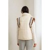Women's Elizabeth Embroidered Puffer Vest - Heyson - 3 of 3