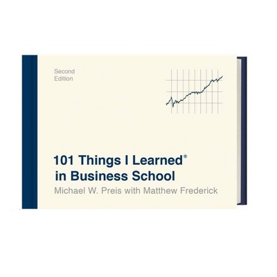 101 Things I Learned(r) in Business School (Second Edition) - by  Michael W Preis & Matthew Frederick (Hardcover)