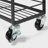 Skinny Bathroom Cart Black - Brightroom™ - 3 of 3