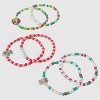 Girls' 6pk 'The Grinch' Christmas Friendship Bracelets - 3 of 4