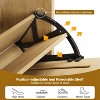 Shoe Cabinet with 3 Flip Drawer, Rattan Narrow Shoe Organizer Cabinet, Freestanding Slim Hidden Entryway Cabinet with Adjustable Shelf for Hallway - 4 of 4