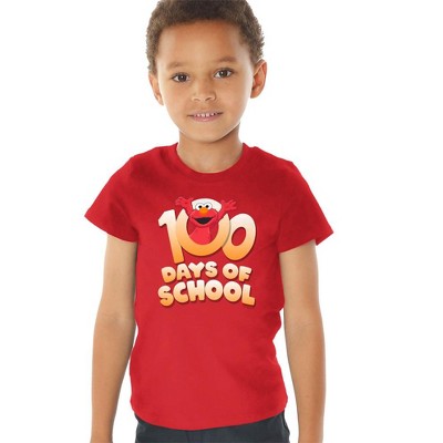 thumbnail image 2 of Sesame Street Elmo Face Red Graphic Tee For Kids – 100% Cotton Short Sleeve T-Shirt 2 of 5