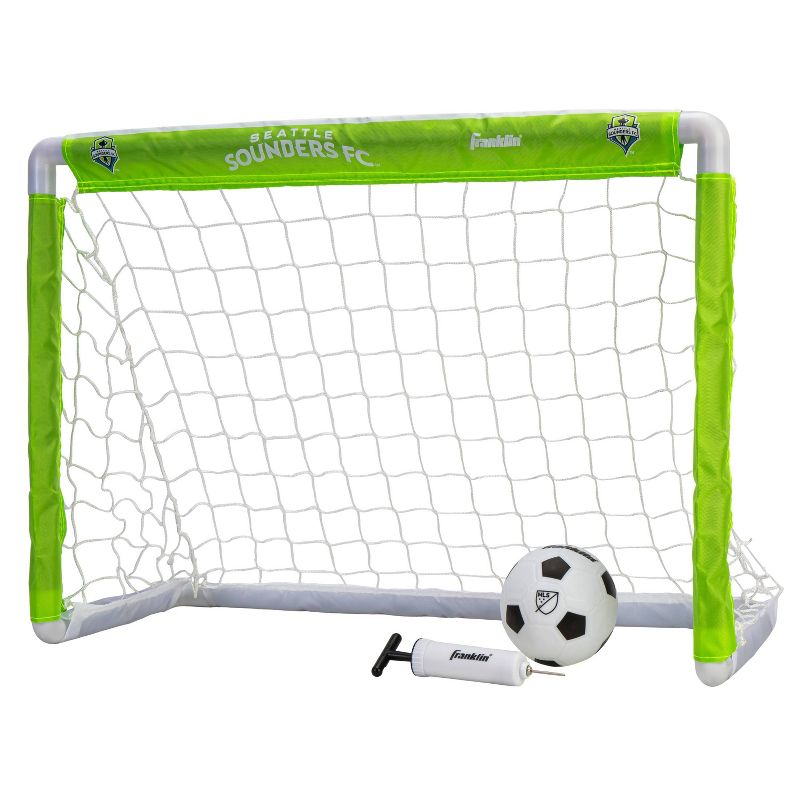 MLS Seattle Sounders Size 1 Mini Soccer Goal Set, 1 of 6