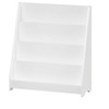 PDTEND 4-Tier Kids Bookshelf for Kids Rooms, Toddler Book Display Shelves, White - 3 of 4