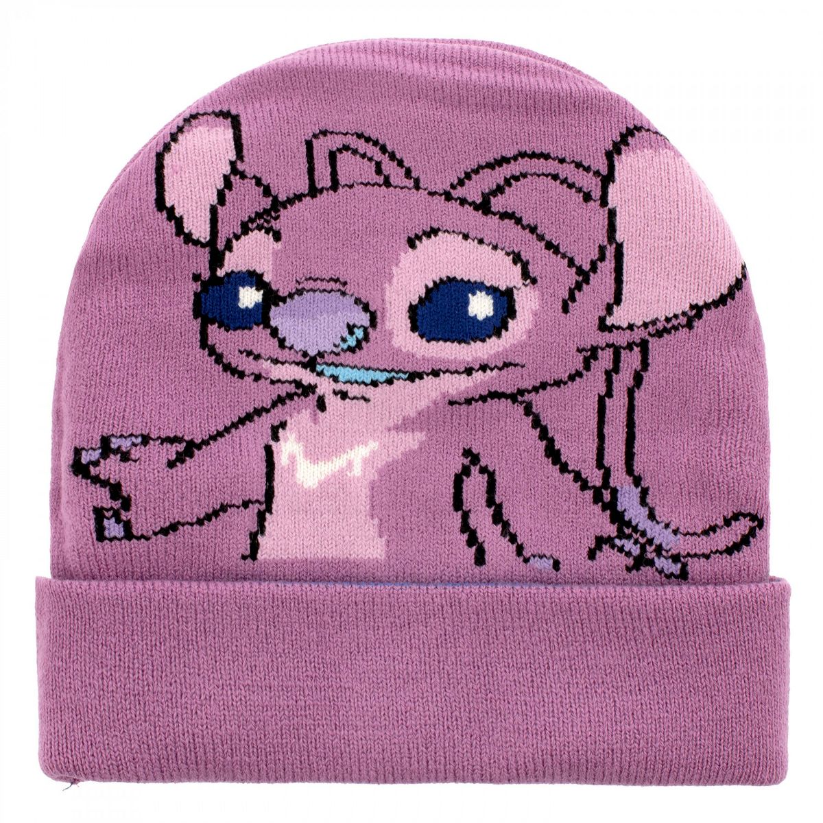 Kids Lilo & Stitch - Stitch and Angel Reversible Knit Cuffed Beanie - thumbnail 3